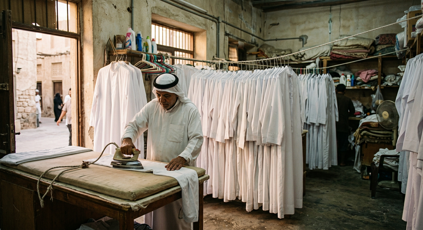 Heritage Laundry Deira storefront